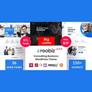 Reobiz - Consulting Business WordPress Theme